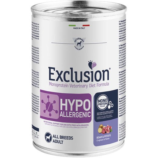 Exclusion Diet Hypoallergenic Wildschwein & Kartoffel 12 x 400 g
