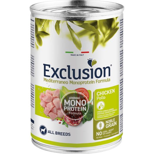 Exclusion Mediterraneo Adult Huhn Nassfutter 12 x 400 g