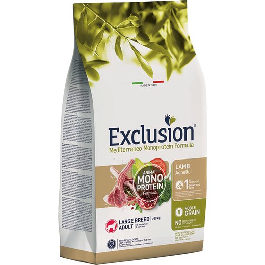 Exclusion Mediterraneo Noble Grain Adult Large Lamm