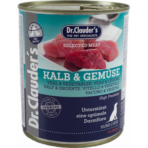 Dr. Clauders Dog Selected Meat Pro Joint & Aktive Kalb & Gemse 800 g