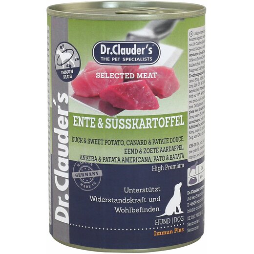 Dr. Clauders Dog Selected Meat Ente & Skartoffel 400 g