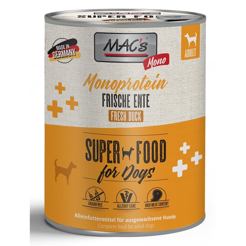 MAC s Dog Mono Ente 800 g