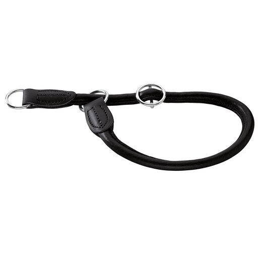 Hunter Dressurhalsung R&S Rindnappaleder 45/10 - schwarz