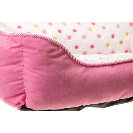 Katzenbett Dot L: 47 cm B: 39 cm pink