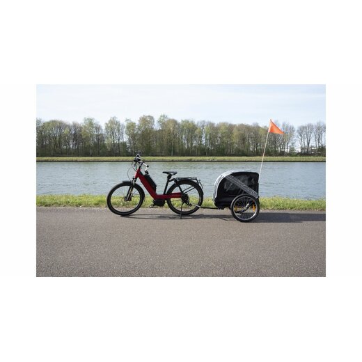 E-Bike Hunde-Fahrradanhänger Remco gefedert, bis 45 kg