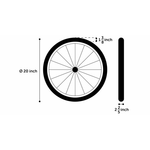 E-Bike Hunde-Fahrradanhnger Remco gefedert, bis 45 kg grau