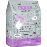 Grau Katzenfutter Geflgel mit Hirse 2 kg