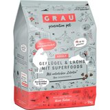 Grau Katzenfutter Geflügel & Lachs mit Superfoods