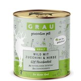 Grau Hund Wild mit Zucchini & Hirse 800 g