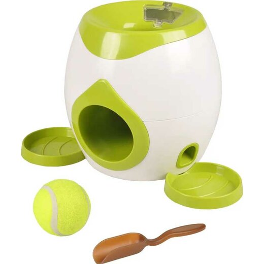Flamingo Apportier- und Leckerlie-Spielzeug +Tennisball