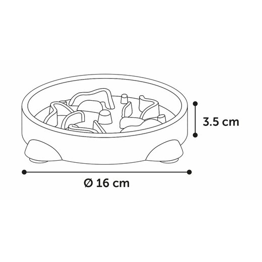 Flamingo Futternapf Slow feeder Beno