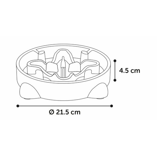 Flamingo Futternapf Slow feeder Beno