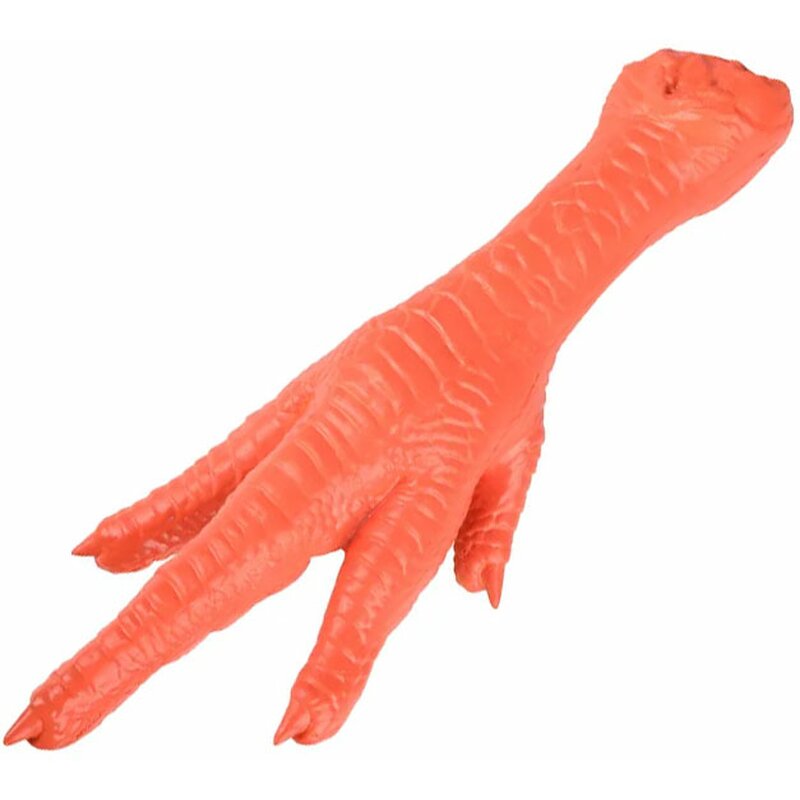 Flamingo Hundespielzeug Nika H�hnerfu� Orange L�nge: 24 cm