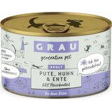 Grau Katzenfutter Pute, Huhn & Ente 200 g