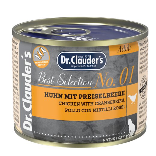 Dr.Clauders Best Selection Adult No1 Huhn mit Preiselbeeren