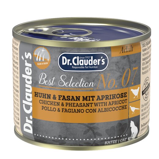 Dr.Clauders Best Selection Adult No7 Huhn & Fasan mit Aprikose