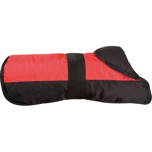 Hundemantel Eisbr rot/schwarz