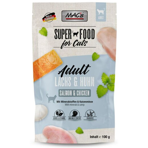 MACs Cat Pouchpack Lachs & Huhn