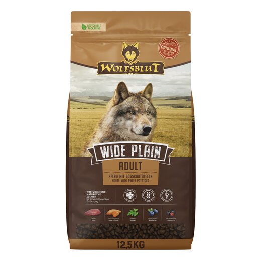 Wolfsblut Wide Plain Adult 12,5 kg (Packung beschdigt/verklebt)