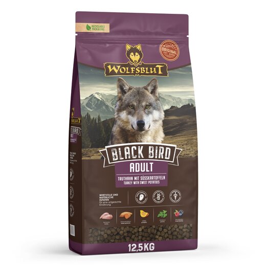 Wolfsblut Black Bird Adult 12,5 kg (Verpackung beschädigt)