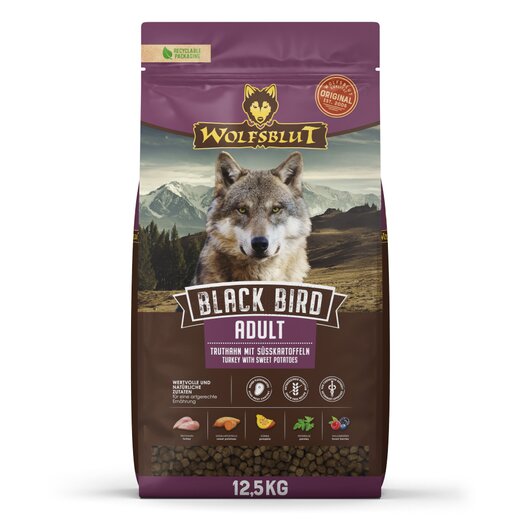 Wolfsblut Black Bird Adult 12,5 kg (Verpackung besch�digt)