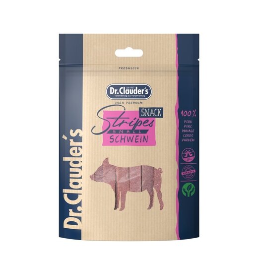 Dr.Clauders Stripes Snack Small Schwein 80 g