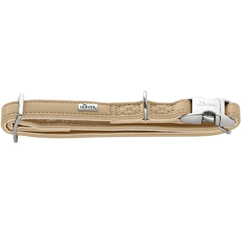 Hunter Halsung Amalfi Alu-Strong beige Gr. XL - Verstellbereich: 45-65cm, Breite 2,5cm