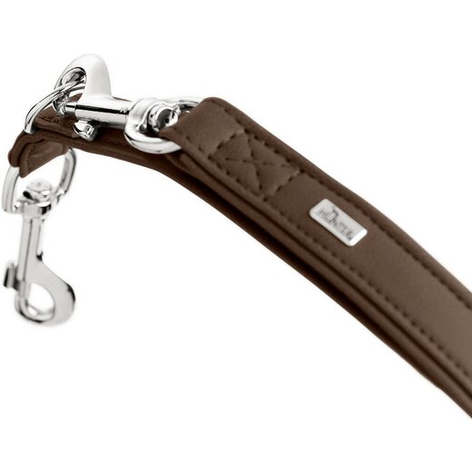 Hunter Verstellbare Fhrleine Amalfi schokobraun Gr. S - Breite: 15mm, Lnge: 200cm
