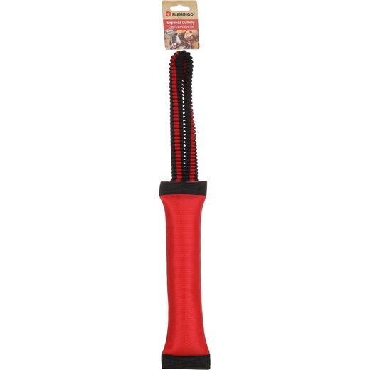 Flamingo Hundespielzeug Expanda Dummy Rekty Rot & Schwarz 52 x 8,5 x 5,5 cm
