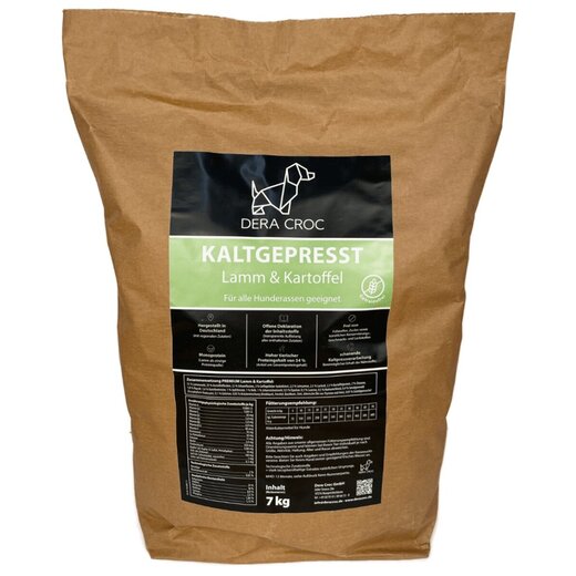Dera Croc Kaltgepresst Lamm & Kartoffel getreidefrei - 7 kg