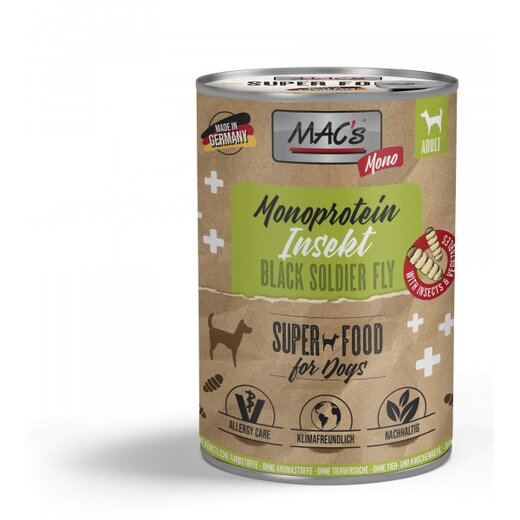 MACs Dog Mono Insekt 375 g