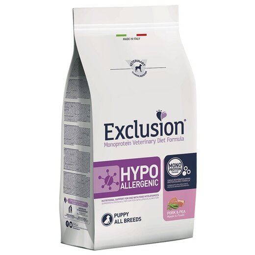 Exclusion Hypoallergenic Schwein & Erbsen Puppy