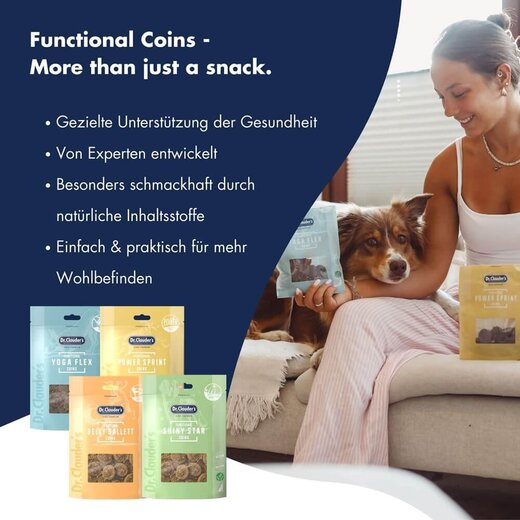 Dr.Clauders Functional Coins Yoga Flex 80 g (MHD 14.06.2026)