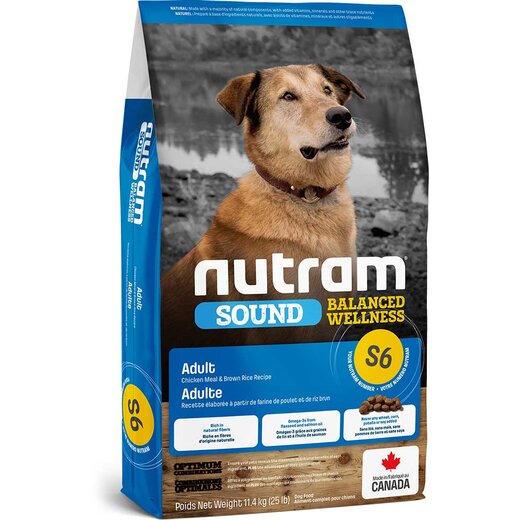 Nutram S6 Adult Dog - 11,4 kg (Verpackung...