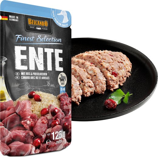 Belcando Ente mit Reis & Preiselbeeren