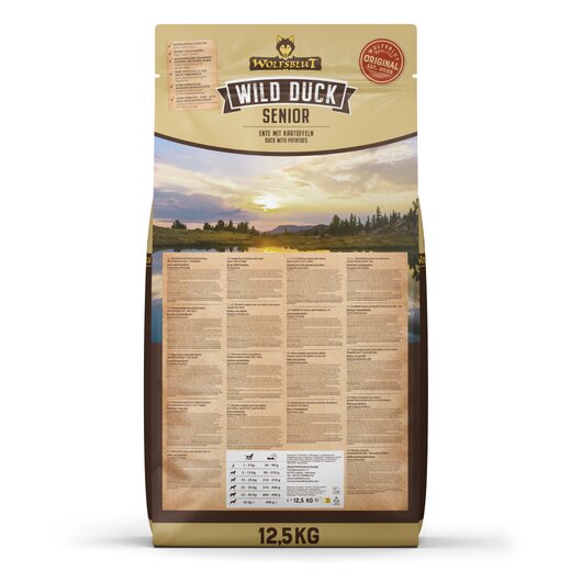 Wolfsblut Wild Duck Senior 12,5 kg (Verpackung besch�digt)