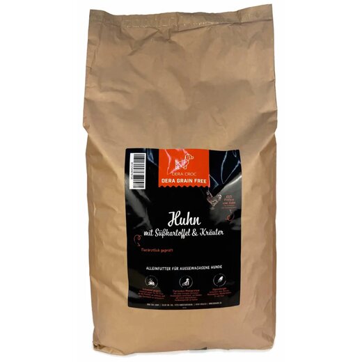 Dera Croc Premium Huhn mit S��kartoffel & Kr�uter getreidefrei  - 12 kg