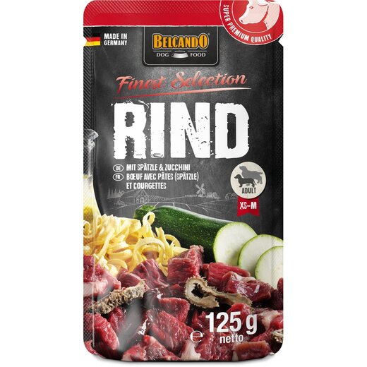 Belcando Rind mit Sp�tzle & Zucchini - 125 g