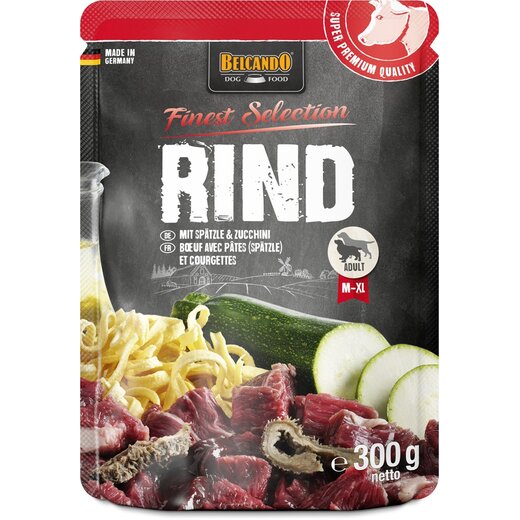 Belcando Rind mit Sp�tzle & Zucchini - 300 g