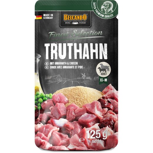 Belcando Truthahn mit Amaranth & Erbsen - 125 g
