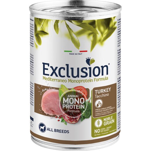 Exclusion Mediterraneo Adult Pute Nassfutter 400 g (MHD...