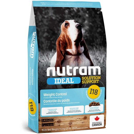 Nutram I18 Weight Control Dog - 11,4 kg (Verpackung...