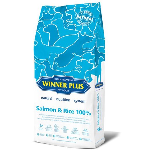 Winner Plus Salmon & Rice - 3 kg (MHD 07/26)