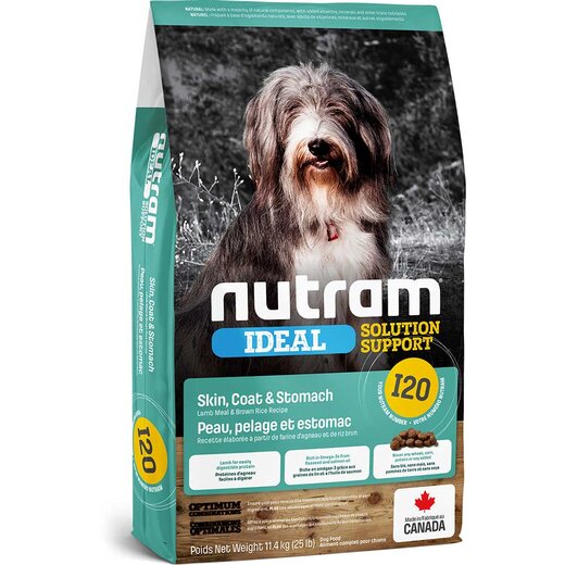 Nutram I20 Sensitive Dog - 11,4 kg (Verpackung beschädigt)