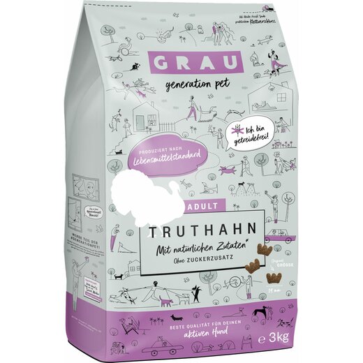 Grau Adult Truthahn