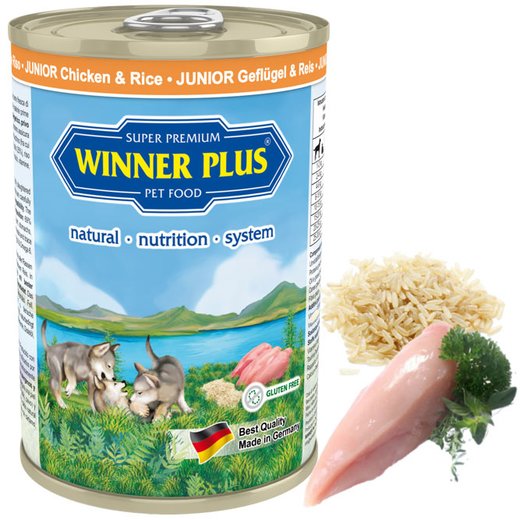 Winner Plus JUNIOR mit Geflügel & Reis